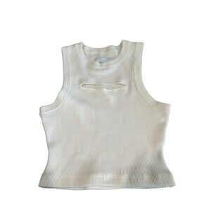 Pistola Paola Cutout Tank Top - White Size Small